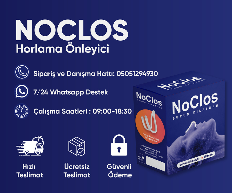 noClos - Resmi Satış Sitesi - Footer