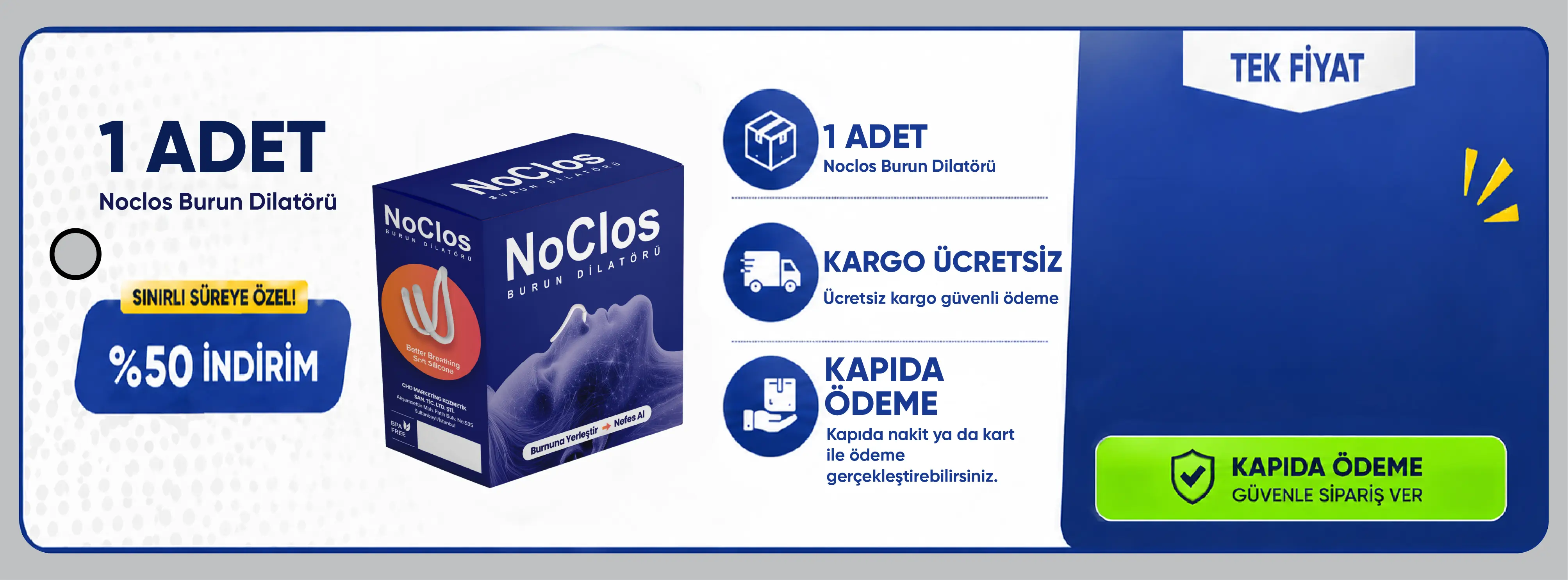 noClos - Resmi Satış Sitesi 5'li Paket