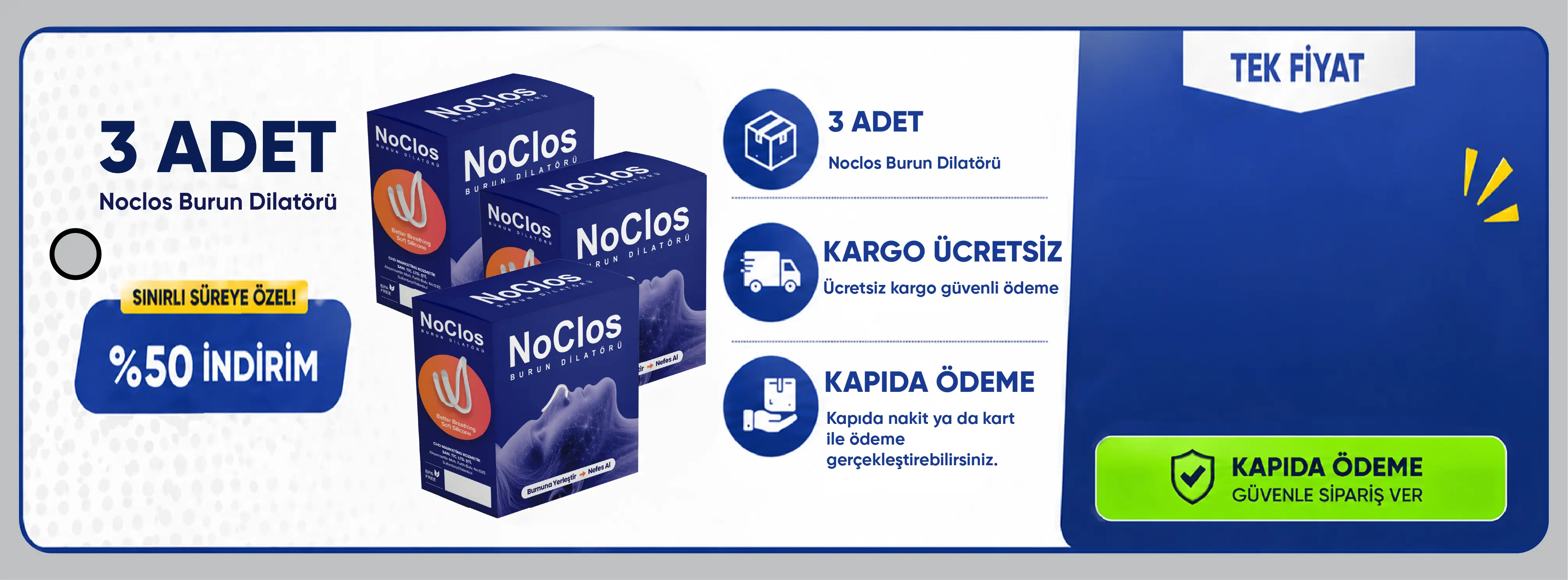 noClos - Resmi Satış Sitesi 7'li Paket