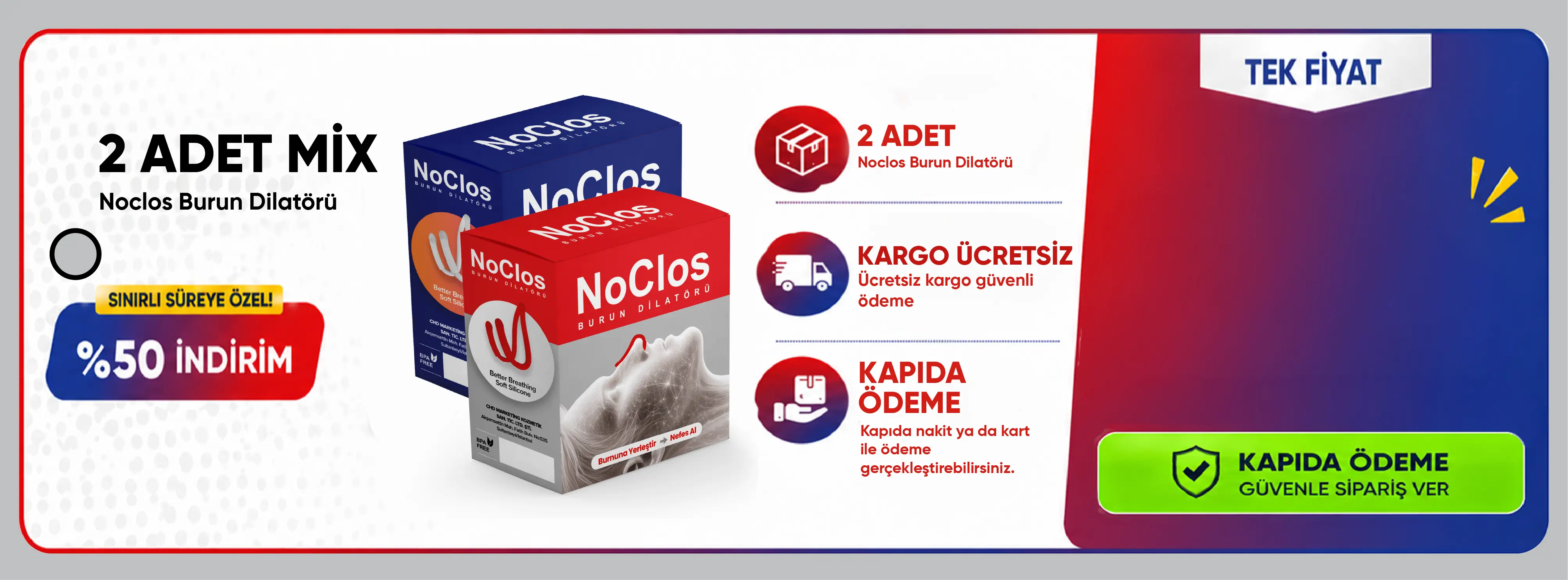 noClos - Resmi Satış Sitesi 4'li Paket